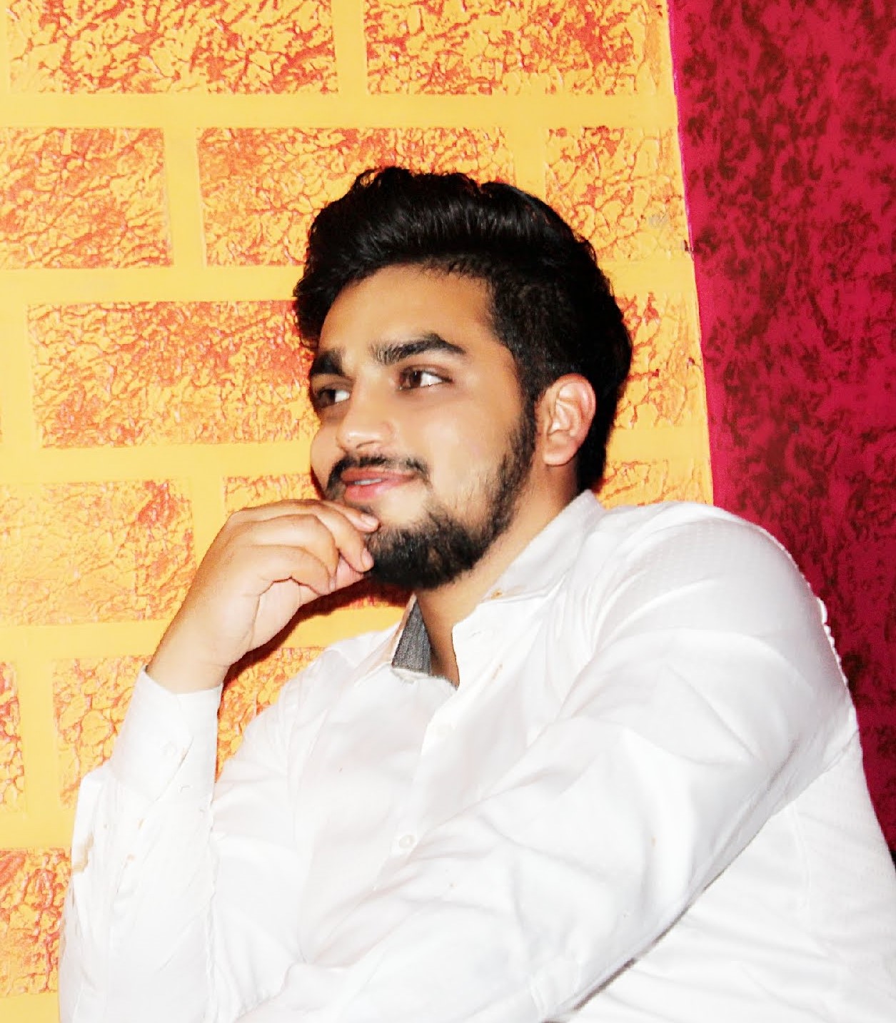 Jane leaning against a bus